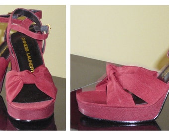 Chinese Laundry Red Platform Heels