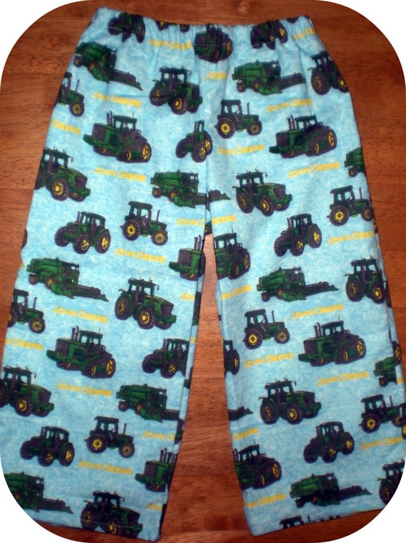 Handmade John Deere Tractors Pajama Pj's Lounge by cocoskidsco