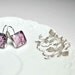 CANDY. Lever-back dangle earrings. (Sterling Silver)