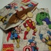 2pc Marvel Comics Super Heroes Reusable Sandwich and Snack Bag