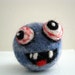 Friendly Monster Under the Bed - Needle Felted Night Time Guardian