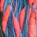 SALE Handspun Art Yarn / Salmon Stream / Extreme texture / blue / Chunky One of a Kind / Ready to ship / Handmade by Fiber Artist Gerry