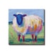 Sheep - Original Mini Painting With Display Easel