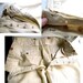 Mens Early 20th Century Antique Cream Wool Trousers