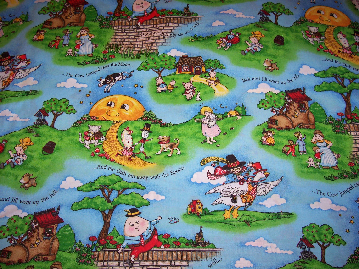 Baby Mary Engelbreit Nursery Rhyme Cotton Fabric BTY plus 20