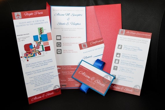 Ashley & Sloan Travel Invitation Package