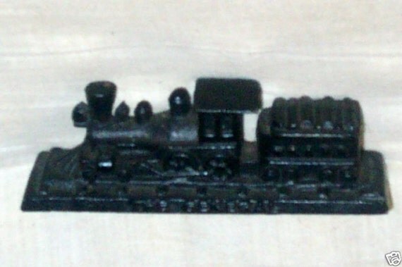 Railroad Train Paperweight vintage cast iron by FriedGreenTomato