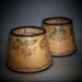 C'Est Chic Lamp Shades Vineyard Grapes Painted Vintage vtg