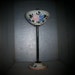 Cottage Chic Hat Stand Vintage Floral Pottery Iron Store Display