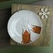 Cockroach insect salad plate, quirky funny valentine's gift for him, entomologist gift under 25
