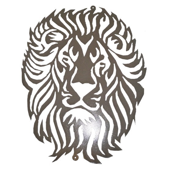 Lion Metal Wall Art G4