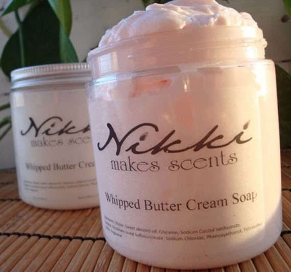 butter philippines whipped Soap Whipped CHERRY Butter 8oz by ALMOND Cream nikkicandles