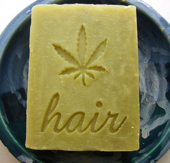 Patchouli Hemp Oil Shampoo Bar with Raw Organic Cocoa Butter