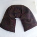 Flax Microwavable Spa Pillow Brown Paisley