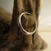 Sterling Silver Ring Plain, Stacking Ring, Handmade Wedding Band Size 8 1/4