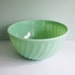 Classic Fire King Jadeite Green Swirl 8" Mixing Bowl