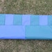 Private Listing For Deborah Duvet Dog Bed Zipper Cover / Cat Bed / Boat Canvas CLEARANCE Caribbean Blue / Teal 23.5 x 34.5