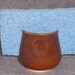 Handmade Ceramic Sponge holder Amber Brown and Opal Blues Wheel Thrown Stoneware Ceramics Pottery