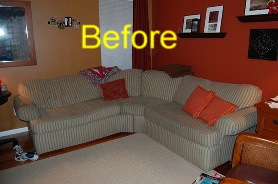 Items Similar To Custom Sectional Sofa Slip Cover Promo Listing On Etsy   Il 570xN.305764462 