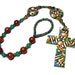 Anglican Protestant Prayer Beads Chaplet Polymer Clay Unisex Rosary Handmade Religious Everything Else Goldstone