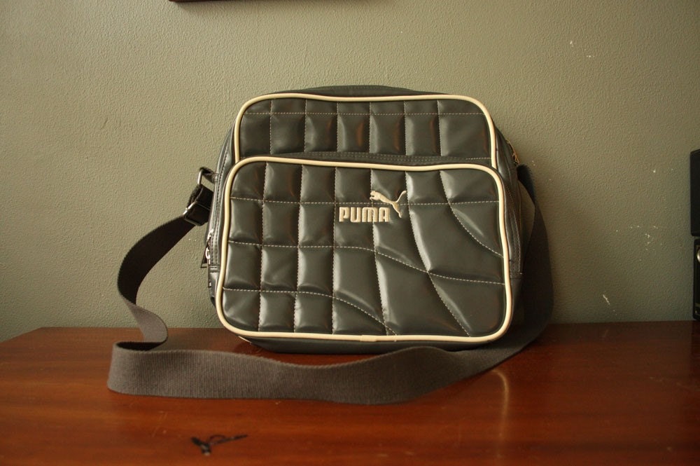 Vintage Puma Quilted Gym Bag