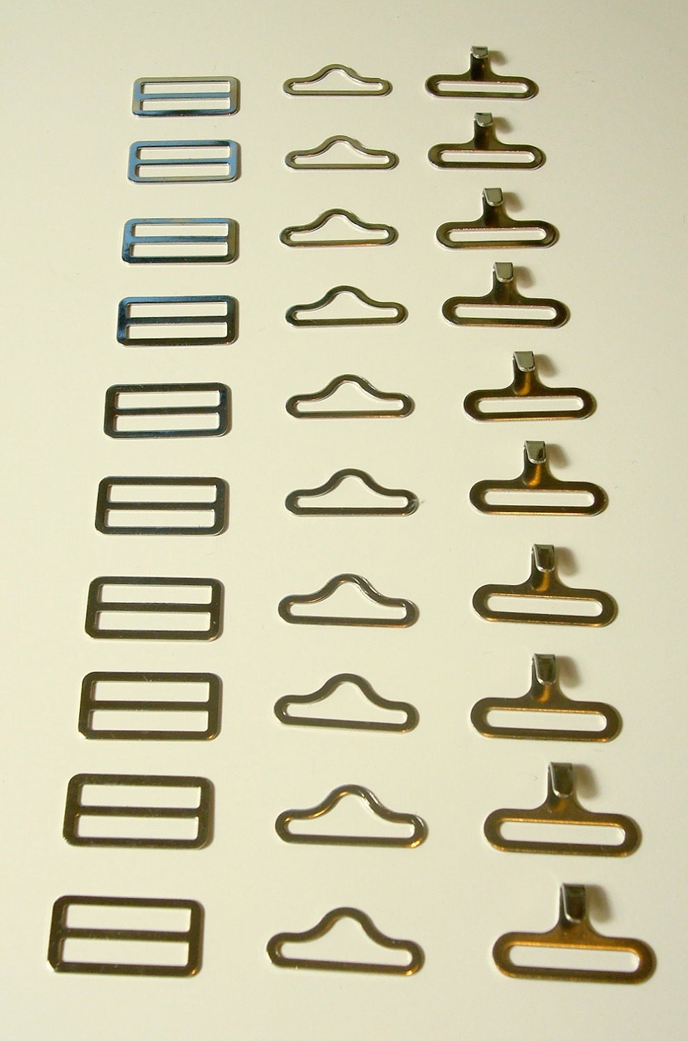 CLEARANCE 24 Bow Tie Adjuster Fastener sets 24 hook eye