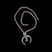 Native American Squash Necklace - Navajo 30 inch Old Heavy Tufa Cast 139g - Hand Made Sterling Beads