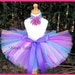 CUSTOM - DIVA TUTU 2 pc set perfect for Photo Shoots and Birthdays fits up to 1yr