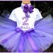 Birthday Number with Crown, Birthday Outfit,Party Outfit,Birthday Tutu Set, Personalized,Custom,photo Shoots sizes 1yrs thru 5yrs