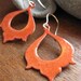 moroccan memoirs earrings - golden tumeric
