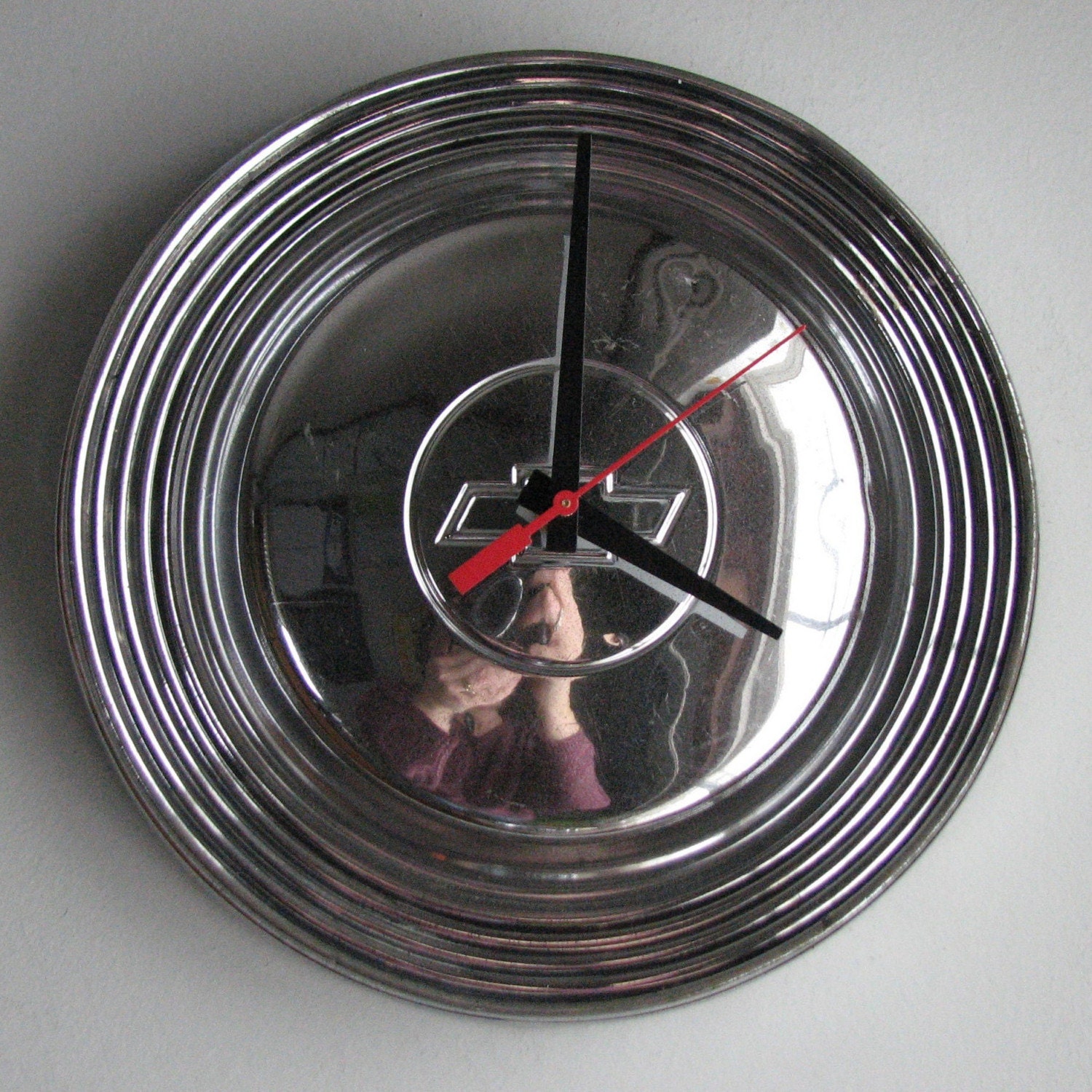 1966 Chevrolet Biscayne Police Hubcap Clock No.1716