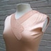 SALE -1920s Pale Pink Slinky Drop Waist Dress