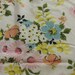 Reserved 6 Vintage Fat Quarter Cottage Bouquet Flowers Pastel Pink Blue