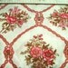 Full Sheet Flat Pink Brown Flowers Cottage Shabby Chic Double Bed Bedding Linens