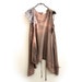 Reconstructed tank - up-cycled t shirt -shredded tunic KT520