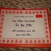 Vintage Bingo Punch Cards Lucky Cards Old Fashioned Games Names Set of 10