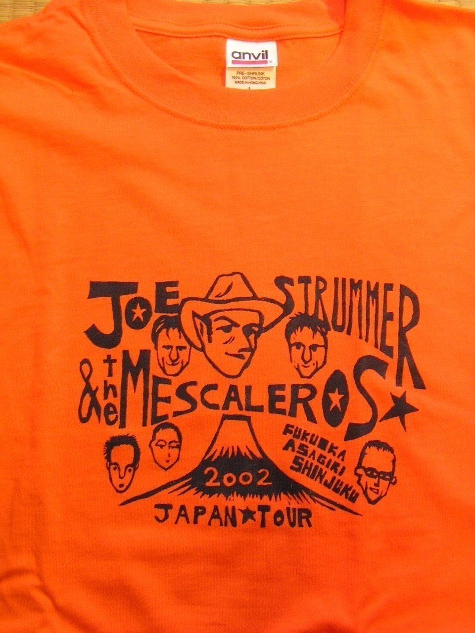 joe strummer mescaleros t shirt