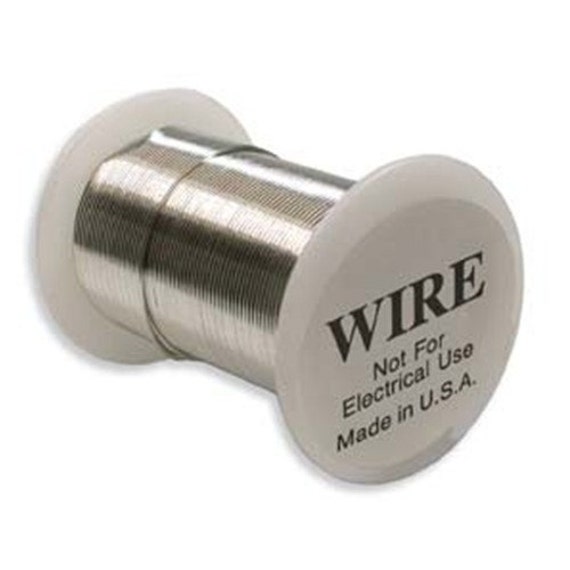 Tarnish Resistant Silver Color Copper Wire 28 Gauge 40 Yards