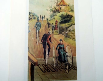 Bicycle Race Queen Poster Columbia bicycle race  ferry