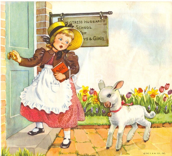 Mary had A Little Lamb Mother Goose Nursery Rhymes