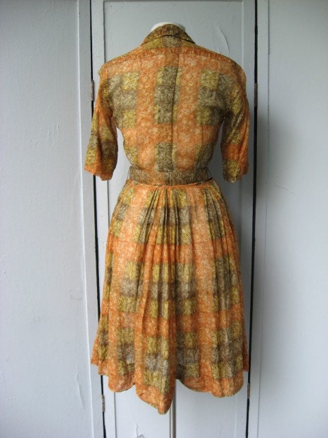 1950s shirt dress