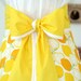 Vintage Style ICECREAM SOCIAL Hostess Apron in Juicy Lemon Print by Alexander Henry