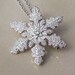 Swarovski Snowflake vintage necklace retired brooch