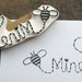 bee mine bumble stamp