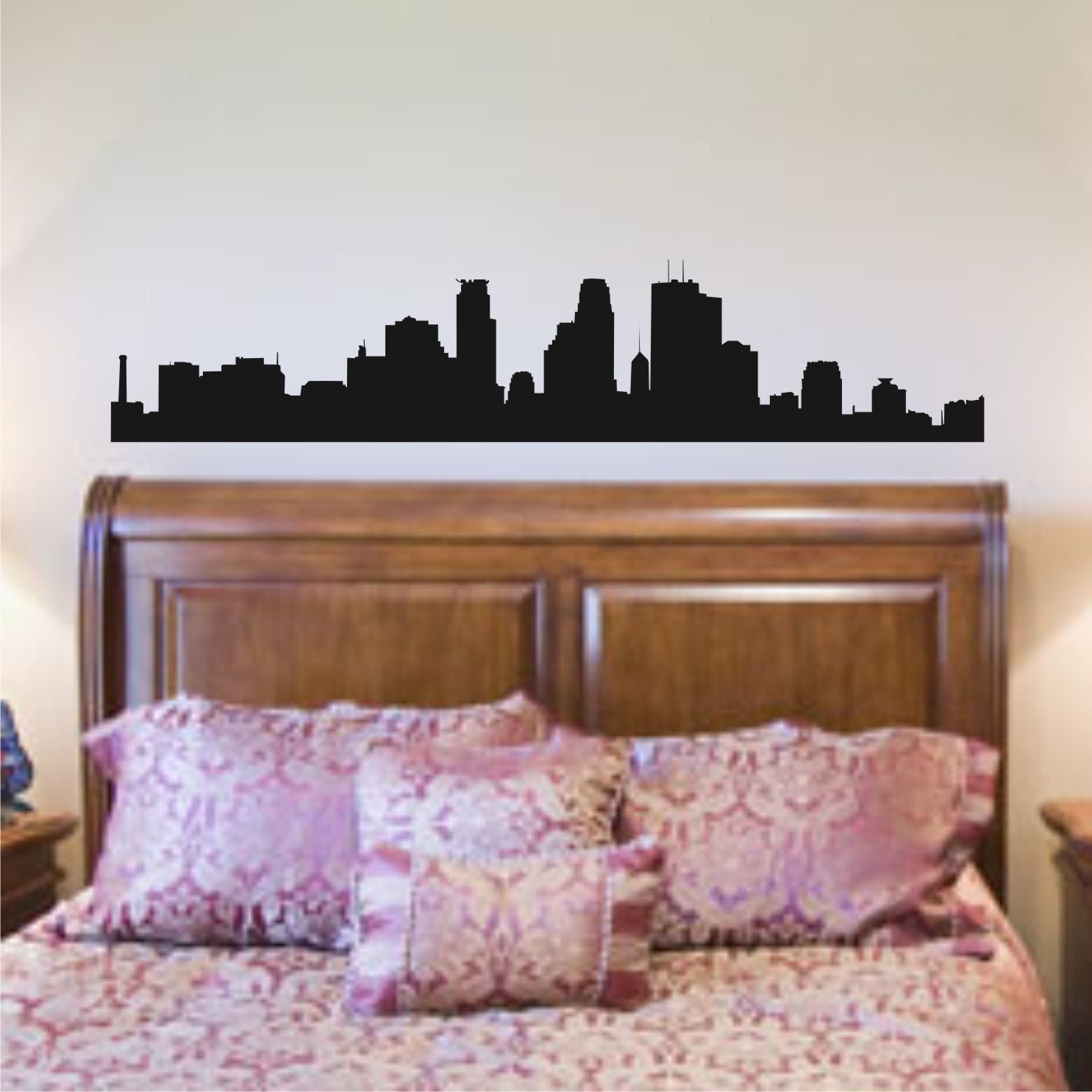Minneapolis Skyline Vinyl Wall Art Decal by SavvyGalWallDecals