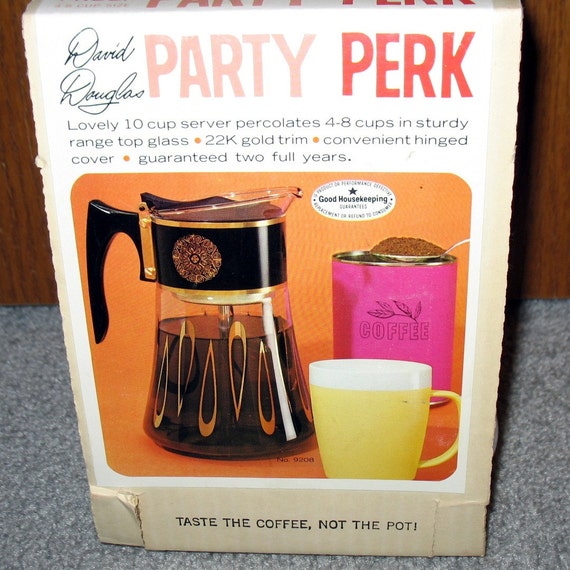 David Douglas Party Perk Coffee Maker Server New in Box 22k