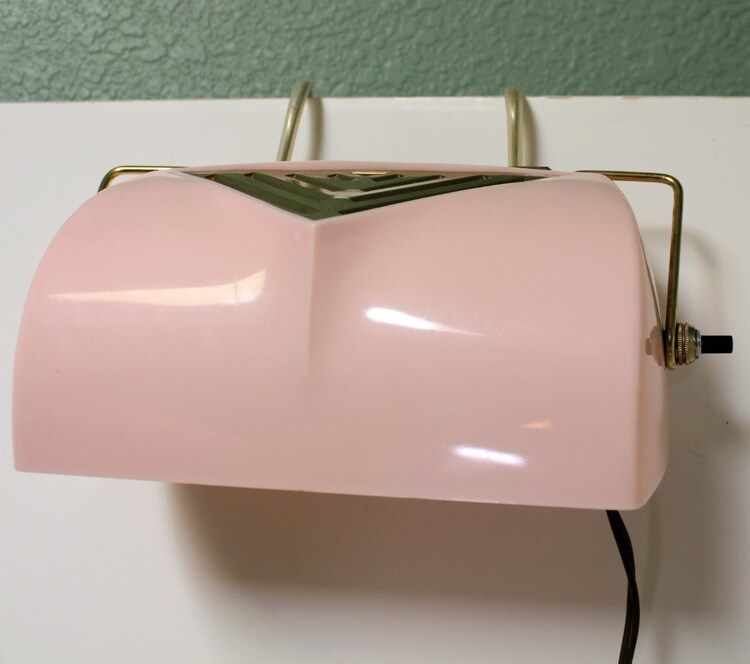 Vintage Pink Chic Headboard Light Lamp Reading by
