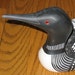 Duck Decoy Common Loon D. Payne Black White Wood Handpainted