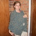 Prayer Shawl, Blue, with hints of turquoise and tan