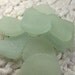 9 Pastel Pendant Charm Size Seaglass Treasures (SG934) Mediterranean Blue Green Sea Glass
